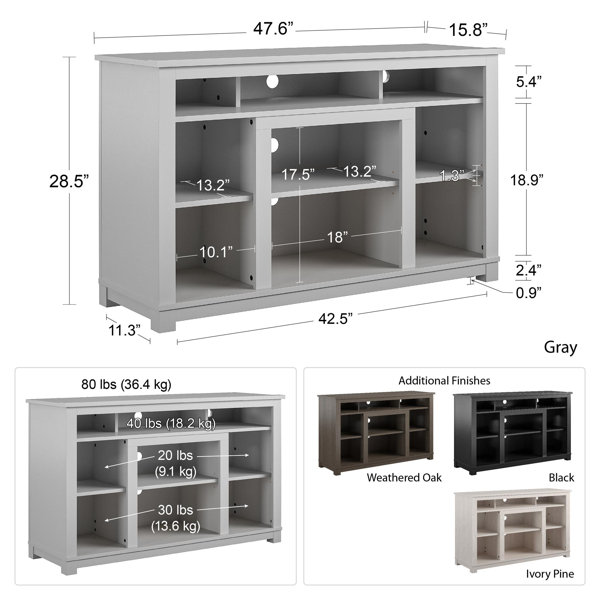 Wrought Studio Burleigh TV Stand for TVs up to 55" & Reviews Wayfair